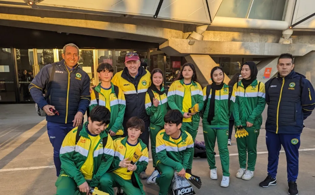 Australia. HASA refugee football players