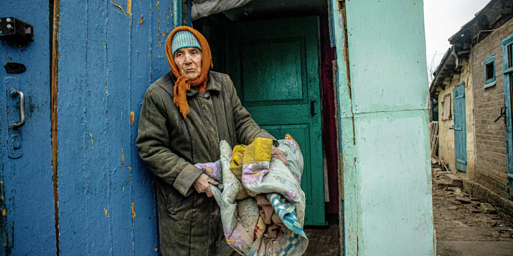 Ukraine. War Affected People In Donetsk Region Get Help To Repair Their Homes. (3)