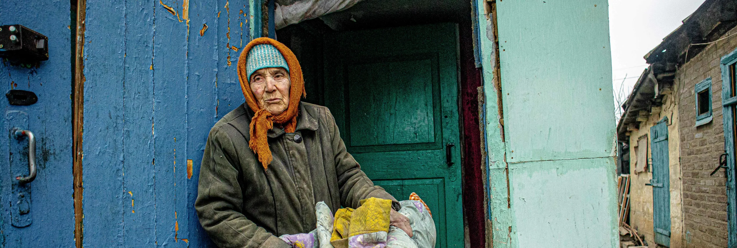 Ukraine. War Affected People In Donetsk Region Get Help To Repair Their Homes. (3)