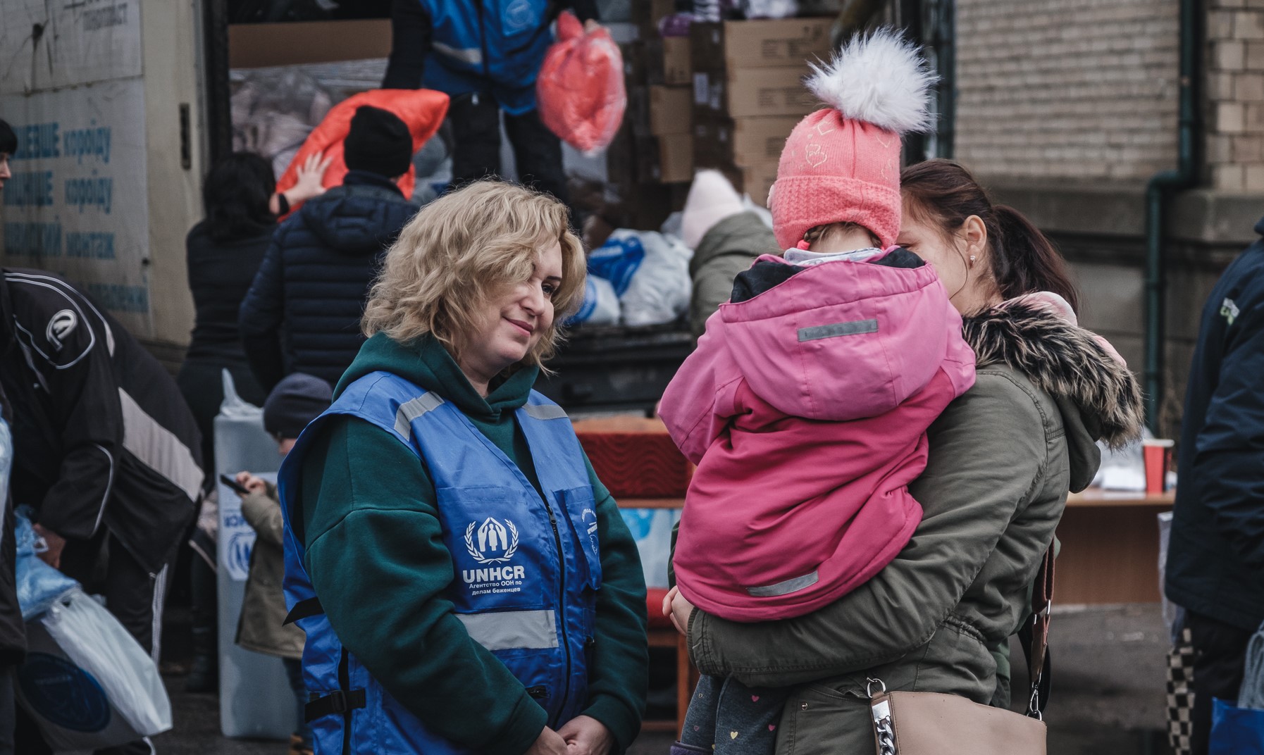 Ukraine. UNHCR And Its Partners Provide Support To People In War Affected Areas Of Ukraine