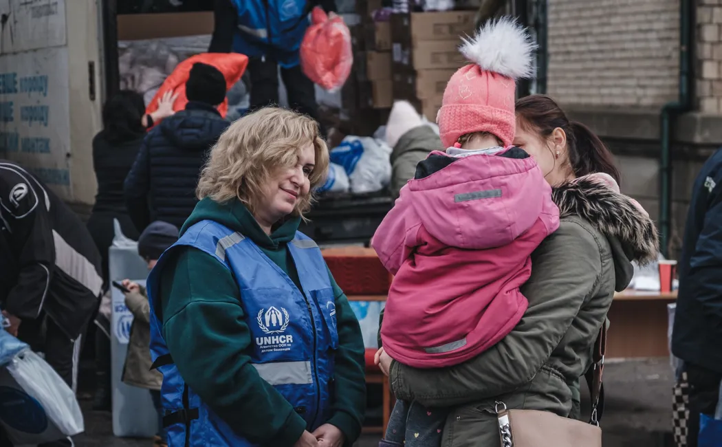 Ukraine. UNHCR And Its Partners Provide Support To People In War Affected Areas Of Ukraine