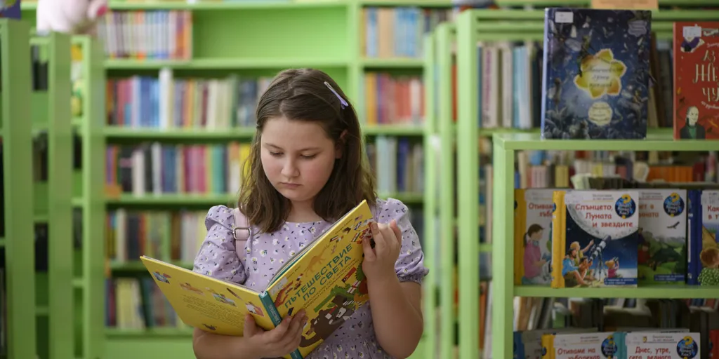 Bulgaria. Sofia, 9, A Refugee Girl From Ukraine Is Looking Forward To Starting School In Bulgaria This Year